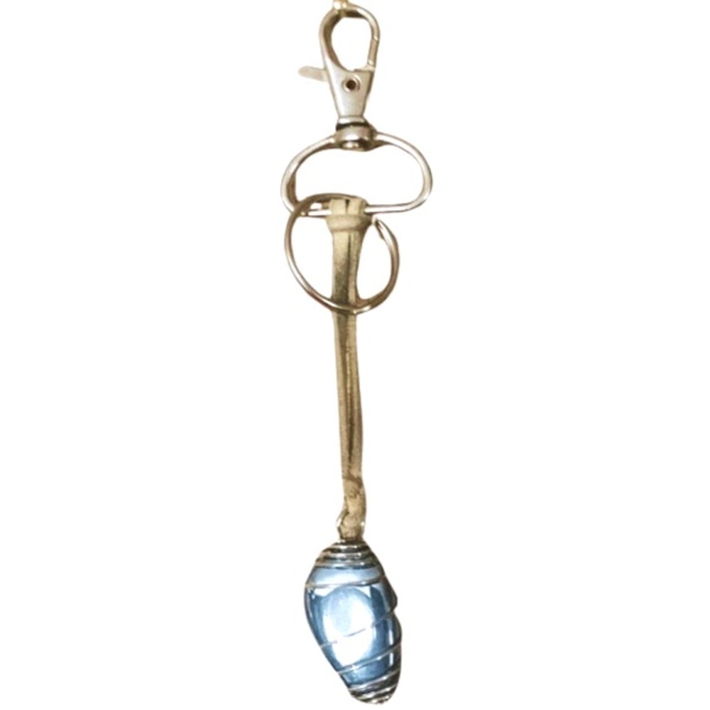 Men's Hematite Key Ring